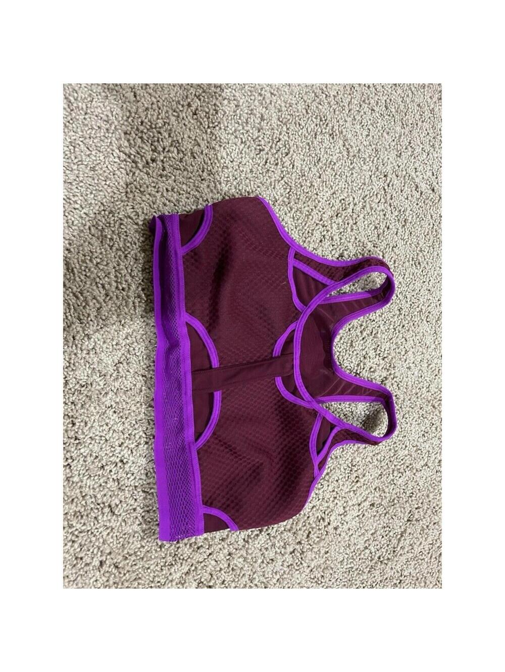 Women’s Nike Sports Bra Burgundy/ Purple Size M Medium
